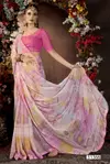 Gunakshi By Vallabhi Moss Georgette Printed Sarees Suppliers In India